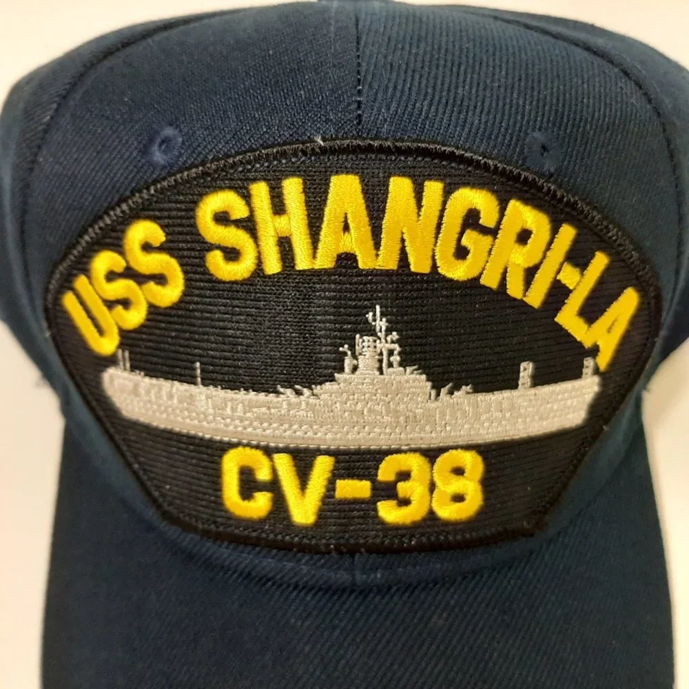 U.S. Navy USS Shangri-la CV-38 Men's Patch Cap Hat